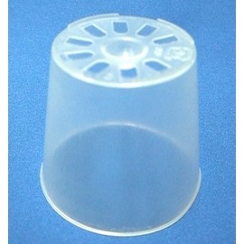 Translucent Plastic Pot, 2.4 inches (6 cm), 100 Pieces