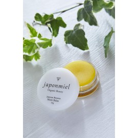 japonmiel Organic Multivark 0.3 oz (10 g) (100% Natural Formulated with Japanese Honeybee Beeswax)