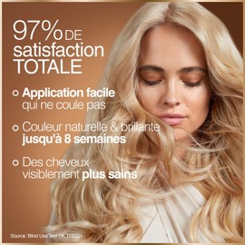Garnier - Permanent Hair Colour - No Ammonia - 90% Ingredients of Natural Origin - Shea Butter - 100% Cover for White Hair - Good Honey Blonde 8.0