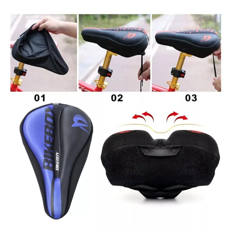 POLLITO DIABLO Cubierta Asiento De Bicicleta Funda Cojín+cubierta De Lluvia