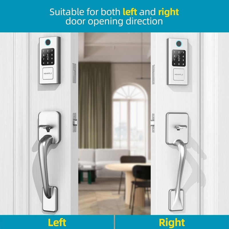 Smart Locks for Front Door, HEANTLE Deadbolt Door Lock Set