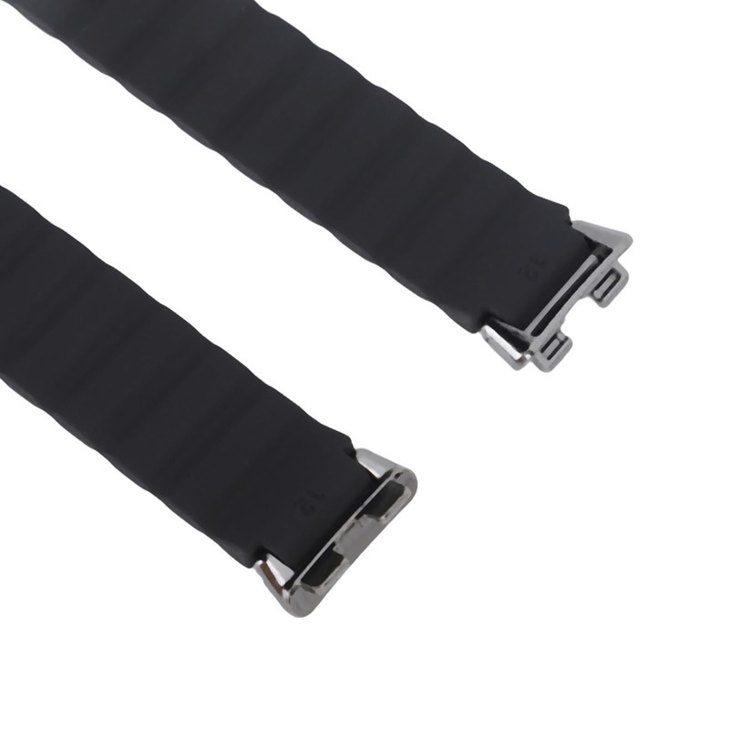 Silicone Magnetic Watch Band Adjustable Quick Release Flexible Sweatproof Comfortable