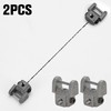 2Pcs Scroll Saw Blades Holders Conversion Kit, Universal Pin-Less Adapter