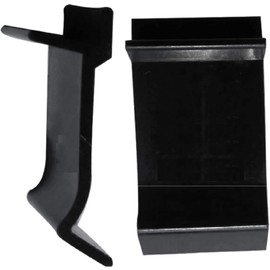 LIUDA Table Rim Clip Nylon Patio Table Furniture Clips 1.230" X .765" (Black)