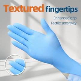 Jointown Nitrile Exam Gloves, 3.5-Mil Blue Disposable Latex-Free, Extra Soft Medical Nitrile Gloves X-Large Case Of 1000, Powder Free for Medical, Cleaning, Cooking, Esthetician, Food-Safe,XL