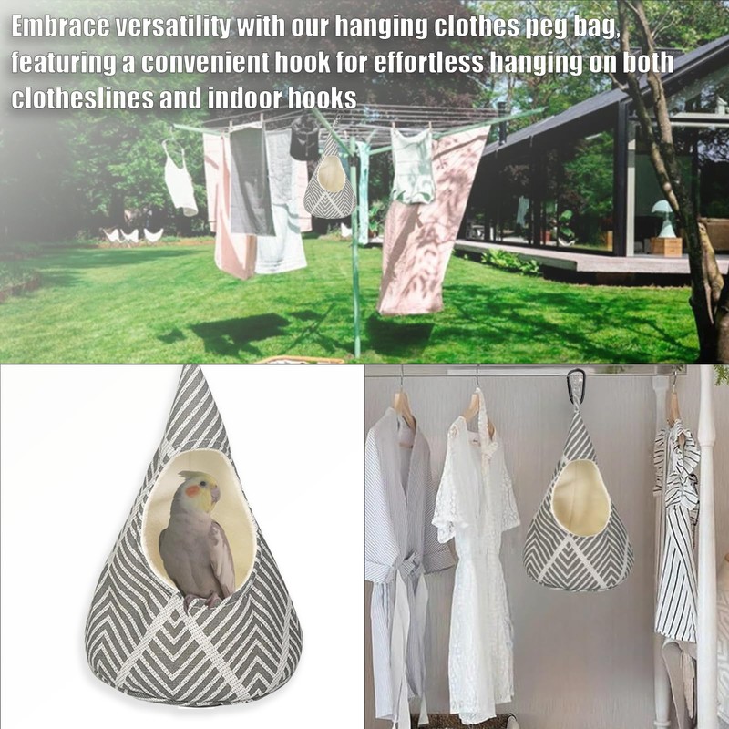 Pence & Moon Collective Conical Peg Bags for Washing Line