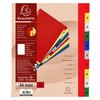 Exacompta - Ref 84E - PP Printed Indices - For