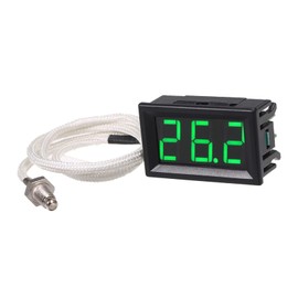 XH-B310 Industrial Digital Thermometer 12V Temperature Meter K-Type M6 Thermocouple Tester -30~800℃ Thermograph High Accuracy with LED-Display