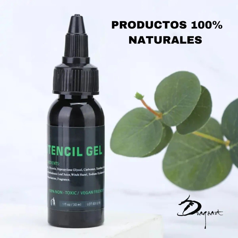 Pega Stencil Gel Hectográfico Para Tatuaje 60 Ml