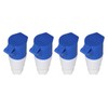 4Pcs 3 Pin Waterproof Industrial Socket Connector IP44 Waterproof Socket