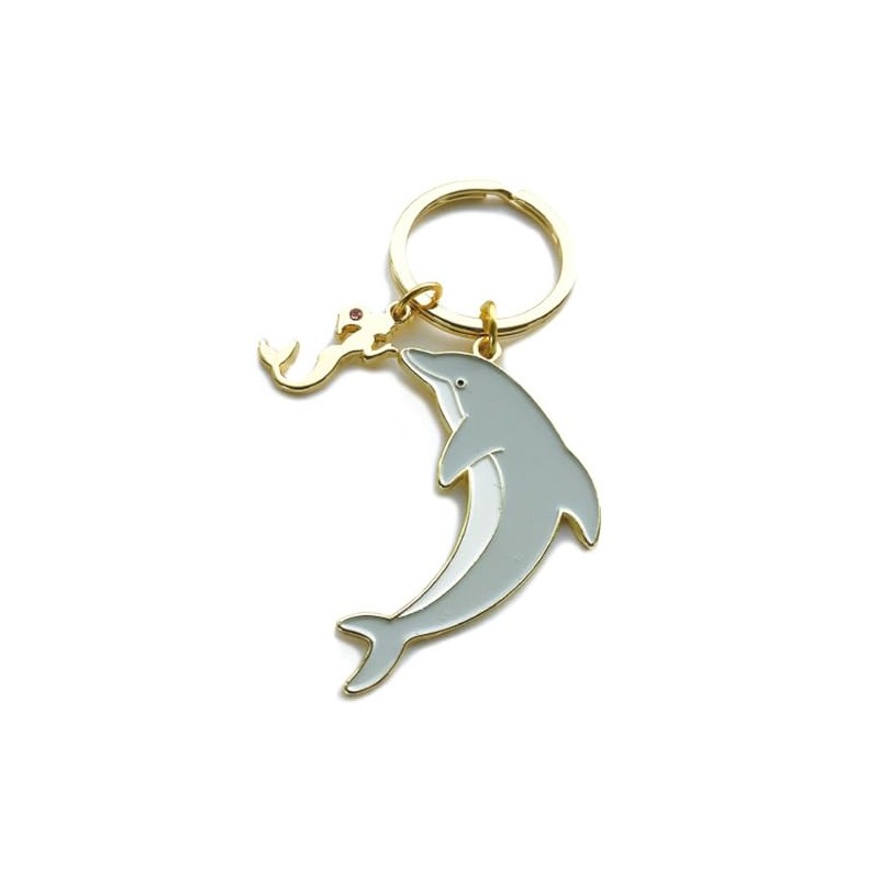 Aquatic Key Ring [Dolphin] Marine Animal Cute Key Chain Z0205/KH