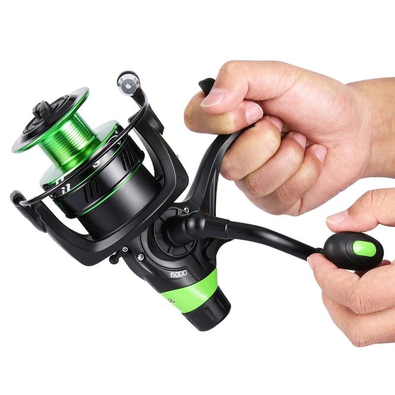 Sougayilang Spinning Reel 13+1 Stainless Steel BB Bait Feeder Carp