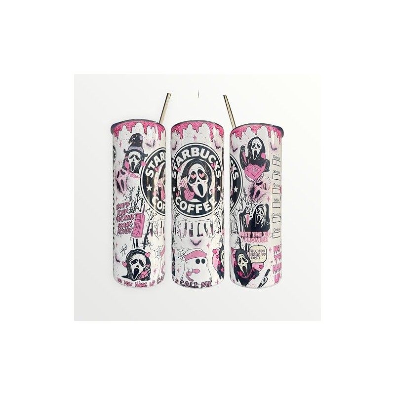 Scream - Call Me - 20oz Insulated Skinny Tumbler
