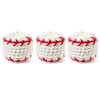 3PCS Baseball Footbag Sack, Ceramsite Beads Filling Original Footbag