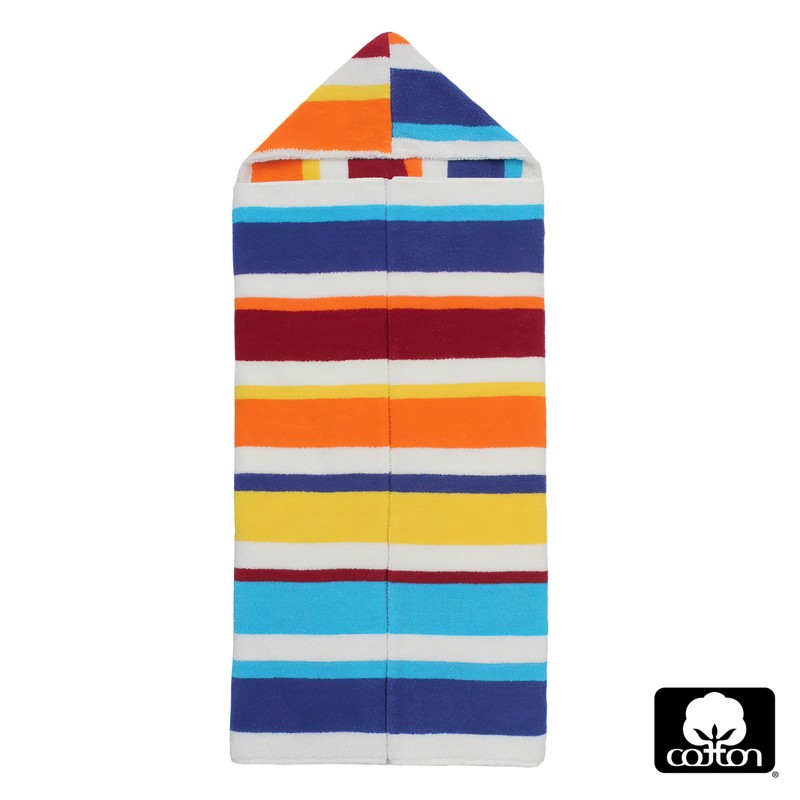 ORIGINAL KIDS Hooded Bath Towel Wrap - 100% Cotton Terry