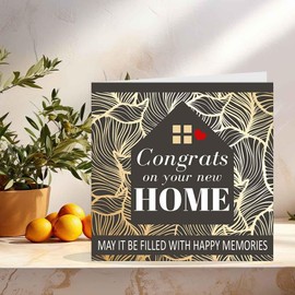 Housewarming Cards Happy New Home Card Congratulations On Your New House