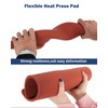 FlySkip 15x15Inch Heat Press Pad Mat 0.3" Thickest Silicone Pad