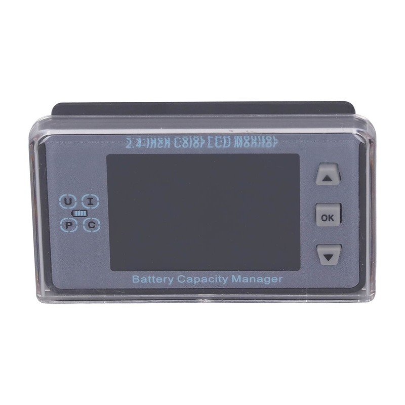 Voltmeter Coulometer Wireless Battery Capacity Manager Monitor with 2.4in Color