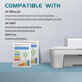 ZIPRINT 305 XL Cartridges Compatible with HP 305 Printer Cartridges for DeskJet 2700 2720 2710 DeskJet Plus 4120 4130 4110 4100 Envy 6000 6010 6020 6030 6032 Pro 6400 6420 (Black, black, color)