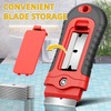 DIYSELF 1 Pack Razor Blade Scraper with 15 Extra Blades,