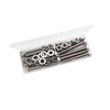 binifiMux 10-Pack M8 x 30mm Hexagon Bolts Hex Screws,M8 Hex