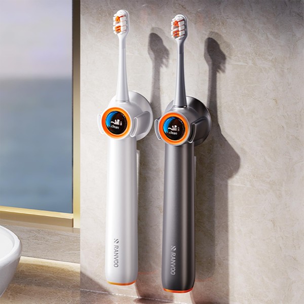 RANVOO [Vibrating & Flossing 2-in-1 AirJet Bubble Sonic Electric Toothbrush,