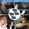 4 Pcs Universal Car Side Window Sun Shades Net, Car