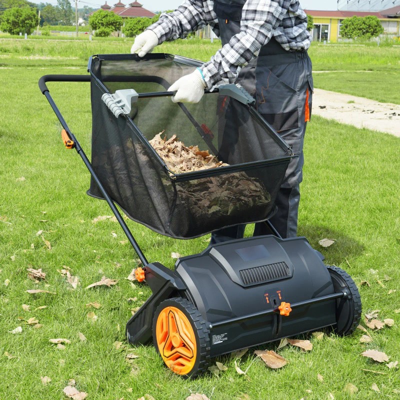 21inch Heavy Duty Leaf Grass Collector Strong Plastic Wheels Thickened