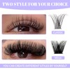 DIY Lash Extension Kit Lash Clusters Thin Band Matte Black