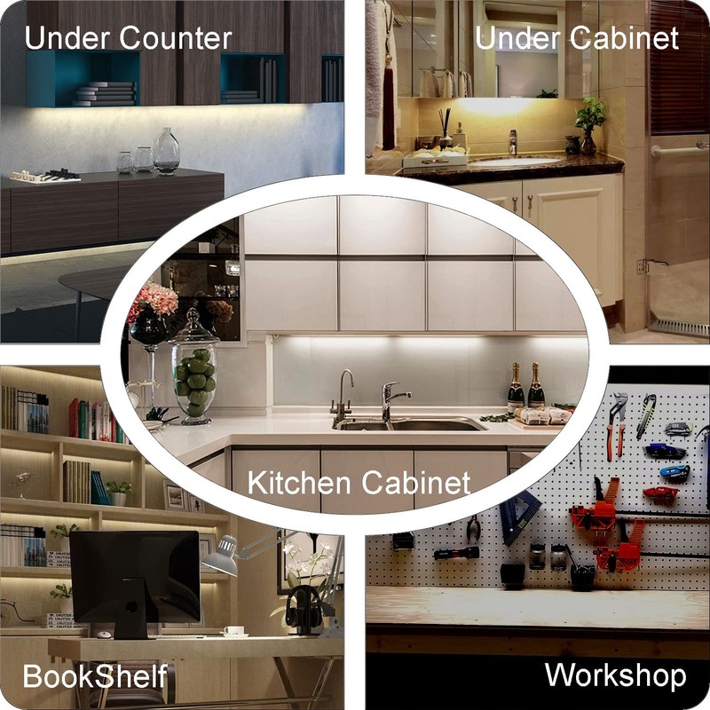 EBD Under Cabinet Lights Touch LED Under Cabinet Lighting Built-in