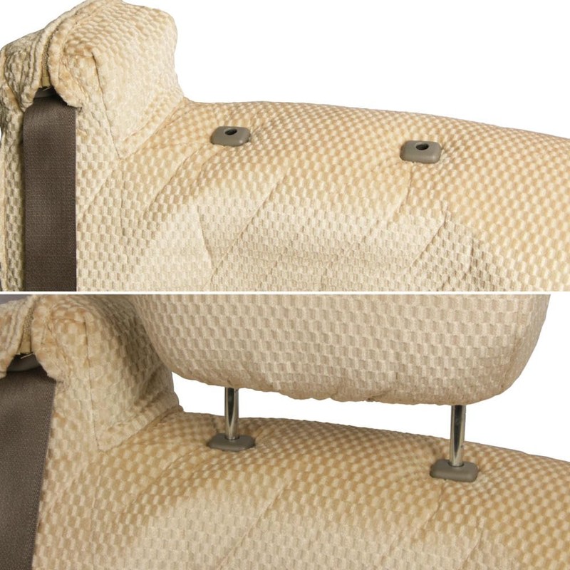 BDK Scottsdale Cloth 2-Pack Front Seat Covers for Pick-Up Trucks,