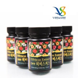 히비스커스 600mg 60정 4통 Hibiscus 600mg 60 tablets 4 bottles