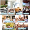 2pcs 137*180cm Plastic Tablecloths Waterproof PVC Table Cloth Wipeable Table