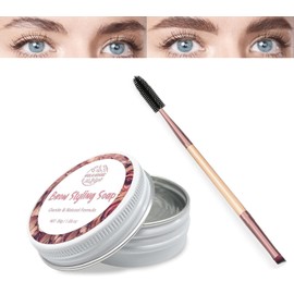VIOLA HOUSE Eyebrow Gel Kit,Brows Styling Soap Gel,Eyebrow Soap Kit,Long Lasting Waterproof Brows Makeup Balm,1PCS