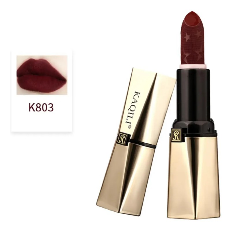 Portable1 2 En 1 Lápiz Labial Mate Brillo De Labios