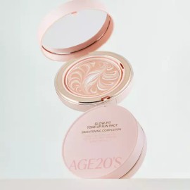 Age 20's 에이지투웨니스 글로우핏 톤업 선팩트 12.5g +퍼프2매, 클렌징티슈 SPF50+ PA++++ 213589 Age 20's Glow Fit Tone-Up Sun Pact 12.5g + 2 Puffs, Cleansing Tissue SPF50+ PA++++ 213589 [Main product (+2 puff/cleansing tissue) 213589]