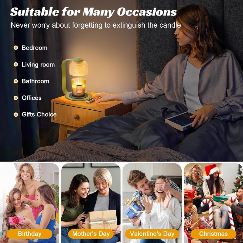 Electric Candle Warmer Lamp Series (Green)