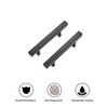 Ravinte 30 Pack 5 inch Square Cabinet Pulls Matte Black