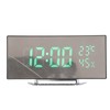 LED Digital Clock 3 Level Brightness Snooze USB Battery Powered