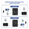 Times Mark RCA Audio Switcher 2 in1 Out Bidirectional, Audio
