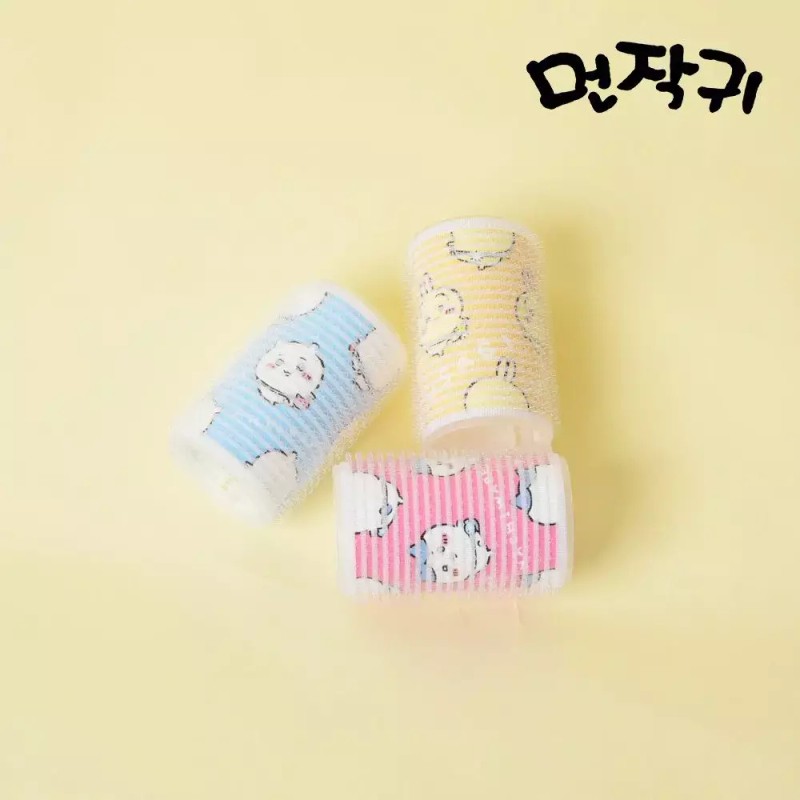 Chika 치이카와 헤어롤 3P그루프 앞머리롤 뿌리볼륨 앞롤 머리롤 스타일링 캐릭터롤