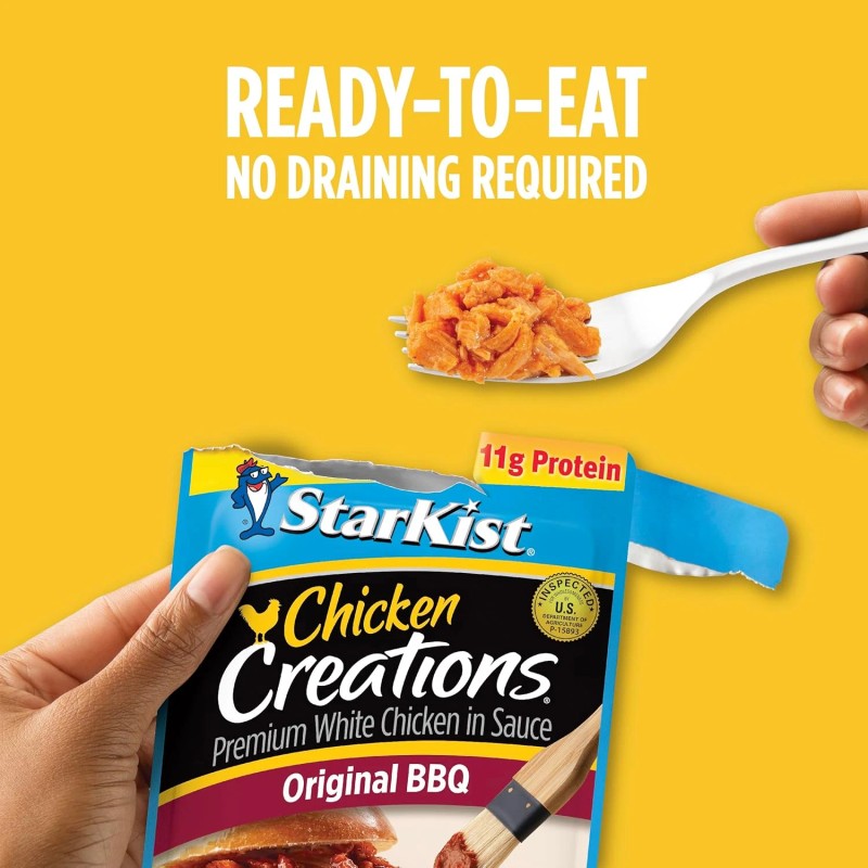 StarKist Chicken Creations Classic BBQ - 2.6 oz Pouch (Pack