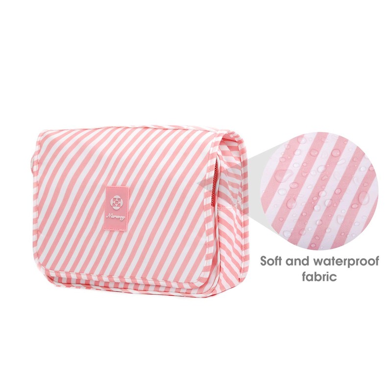 Narwey Hanging Travel Toiletry Bag Cosmetic Make up Organizer for
