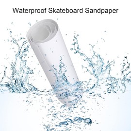 Fyearfly Transparent Skateboard Grip Tape, Waterproof Scooter Grip Tape, Transparent Skateboard Sandpaper Accessories for Skating Board Longboarding