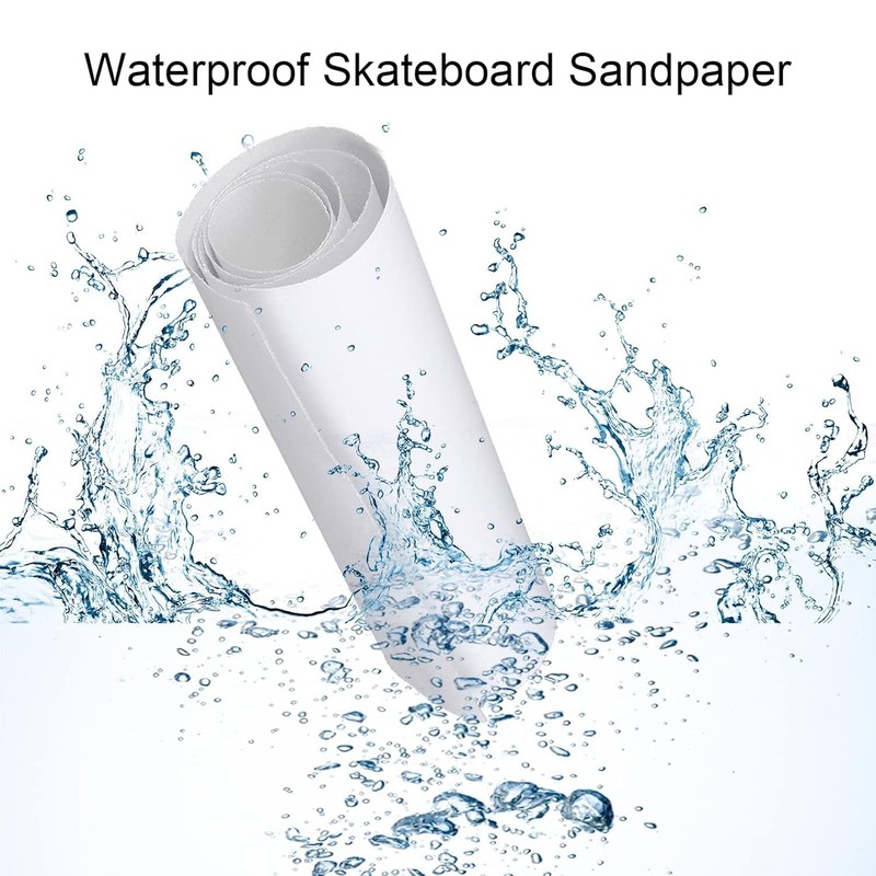 Fyearfly Transparent Skateboard Grip Tape, Waterproof Scooter Grip Tape, Transparent