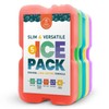 Cool Pack Slim LongLasting Ice Packs Great for Coolers or