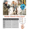 RIGWARL Winter Gloves for Men Women, Waterproof Warm Touchscreen Cycling