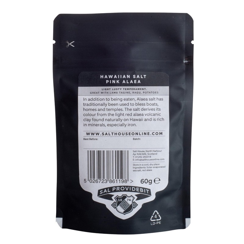 Hawaiian Pink Alaea Gourmet Sea Salt 60g