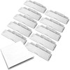 50 Suspension File Tabs and Inserts - Clear Plastic Tab