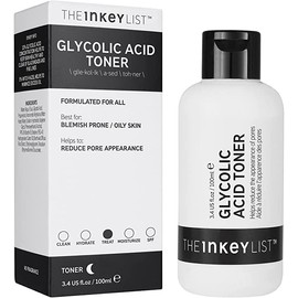 The INKEY List 10 % Glycolic Acid Toner hilft, das Erscheinungsbild der Poren zu reduzieren 100 ml